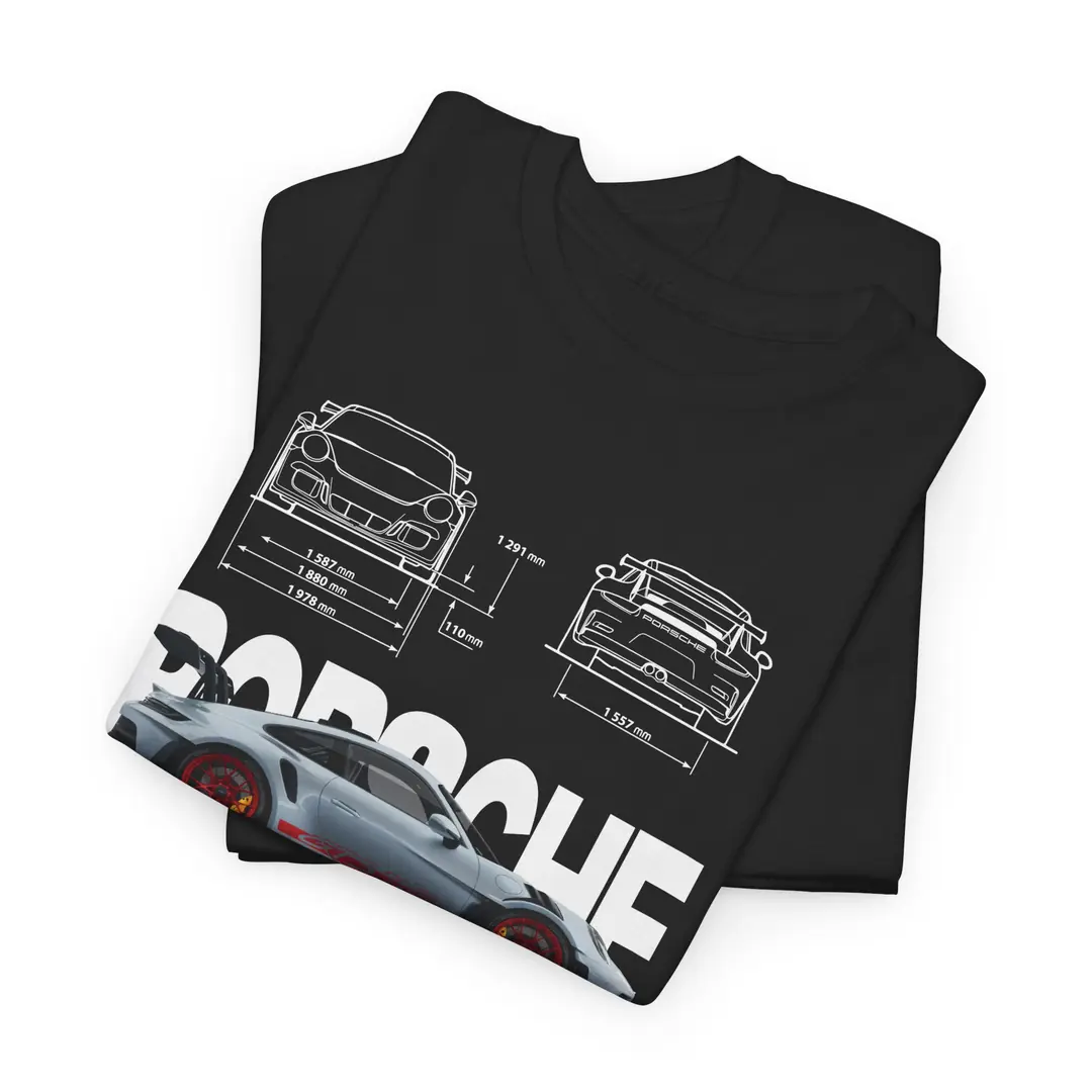 Porsche 911 GT3 RS Baskılı Tişört