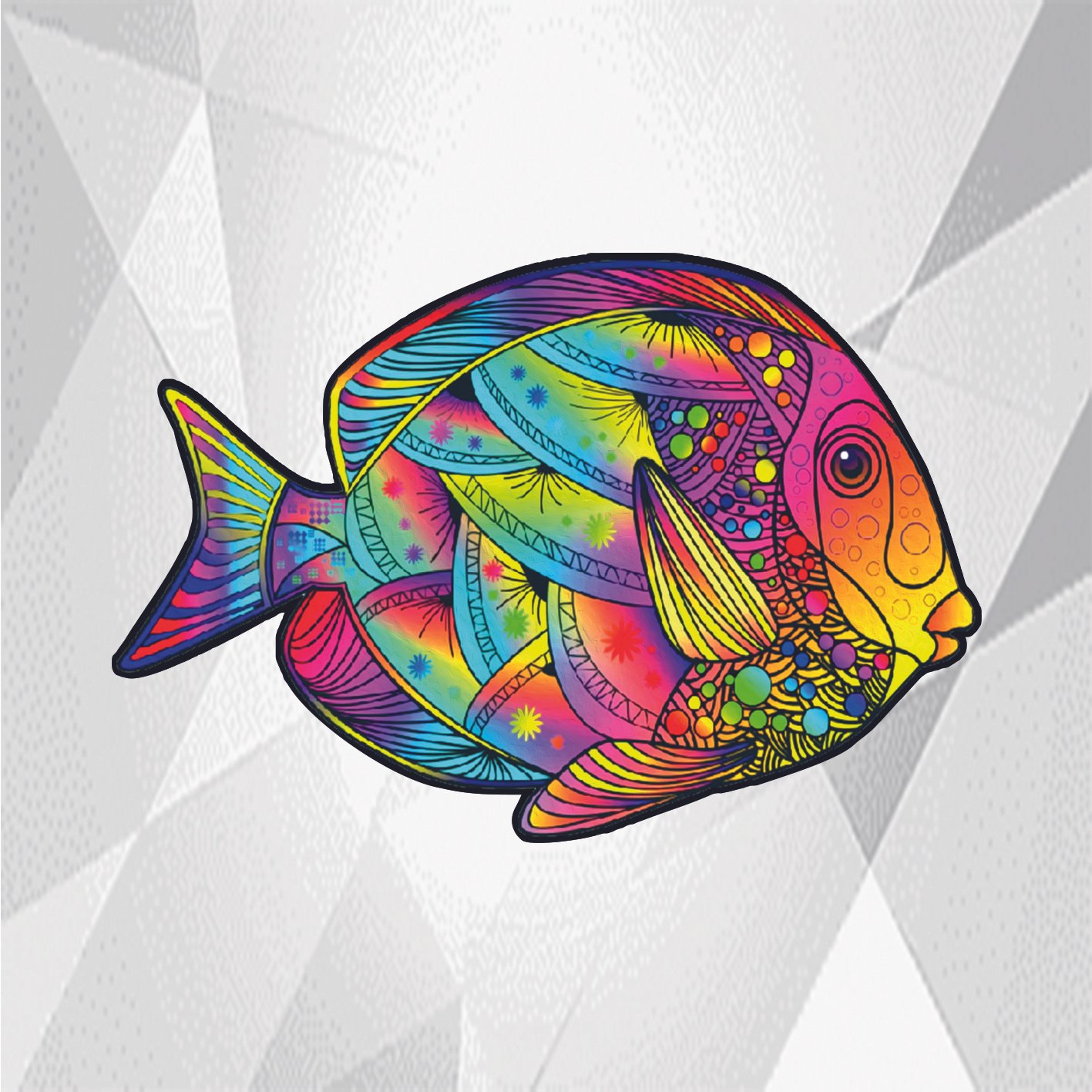 FISH AHŞAP PUZZLE BENZERSİZ VE FİGÜRLÜ