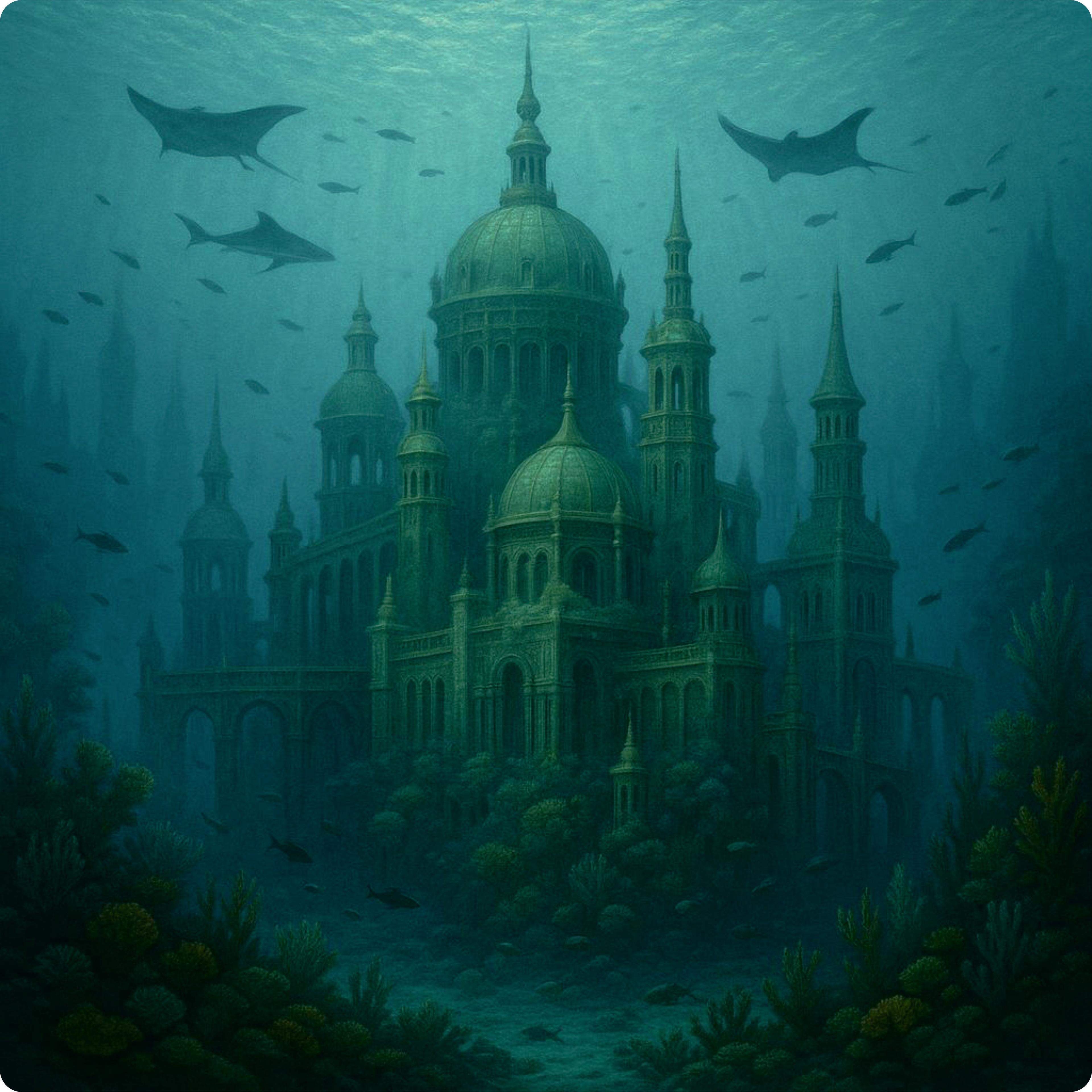 SU ALTI ŞEHRİ AHŞAP PUZZLE 900 PARÇA 50 X 50 TABLO OLARAK DUVARA ASILABİLİR.