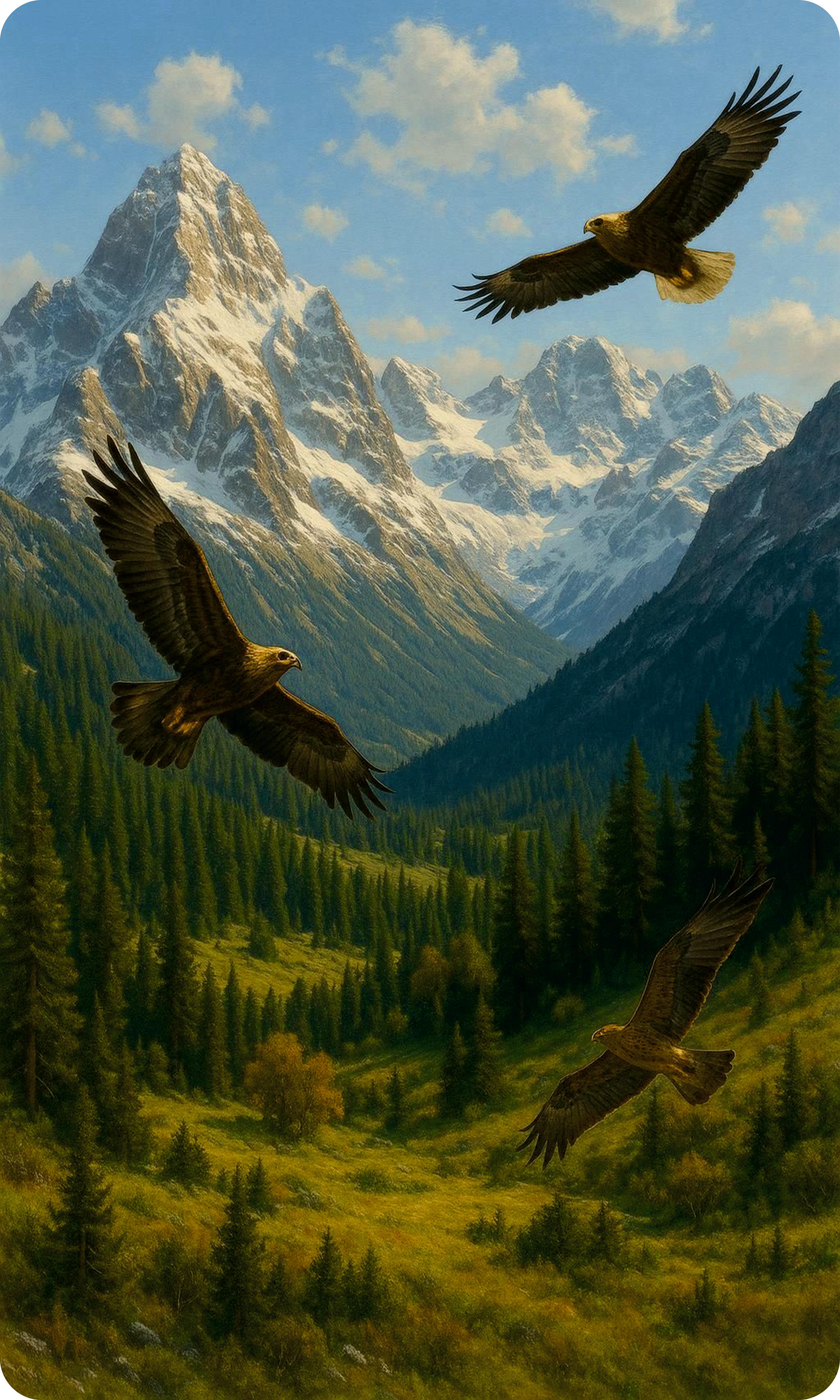 DAĞ VE KARTAL AHŞAP PUZZLE 500 PARÇA 50 X 30 TABLO OLARAK DUVARA ASILABİLİR.