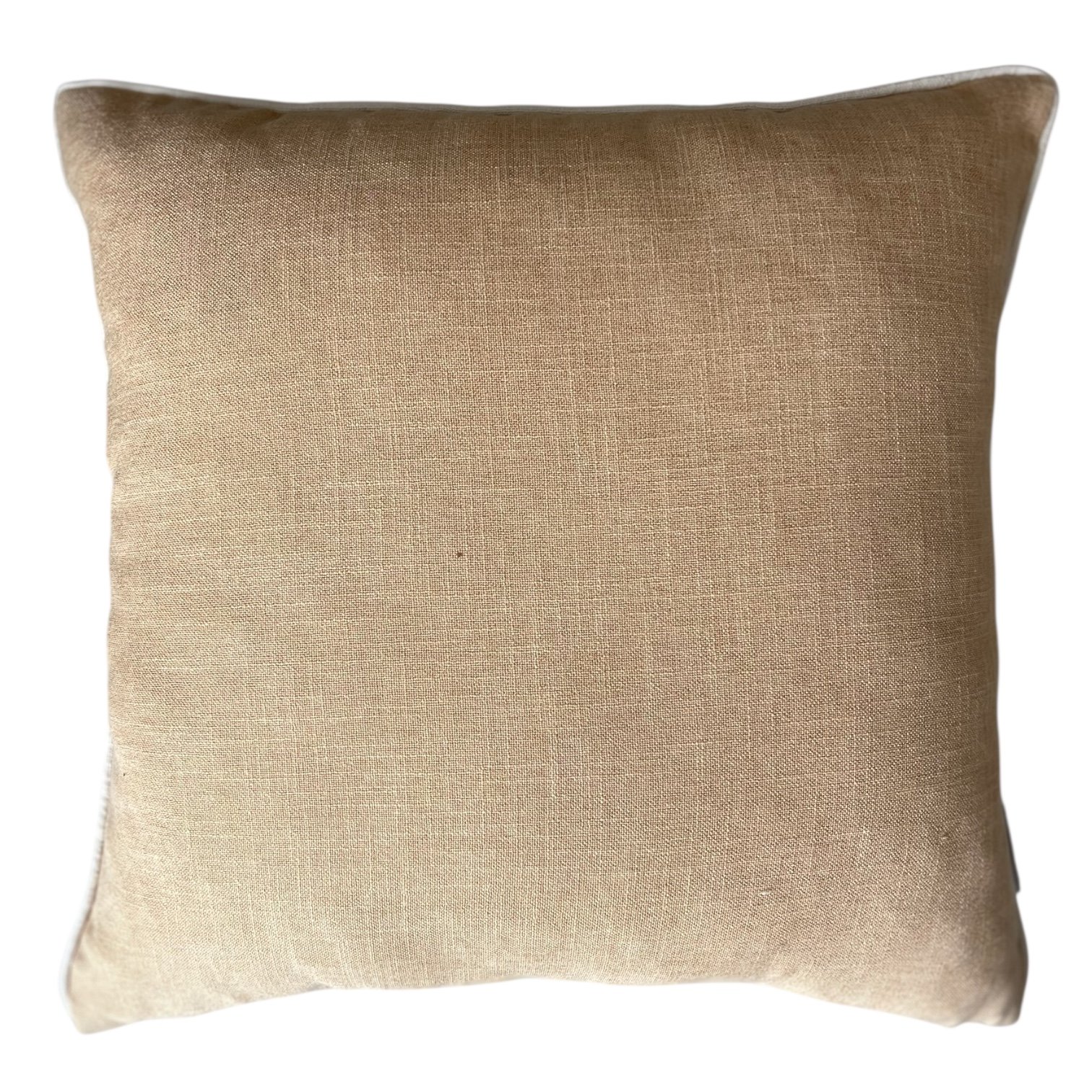 Çiçek Demeti Nakışlı camel 3'lü Kırlent Kılıfı Seti 50*50 cm