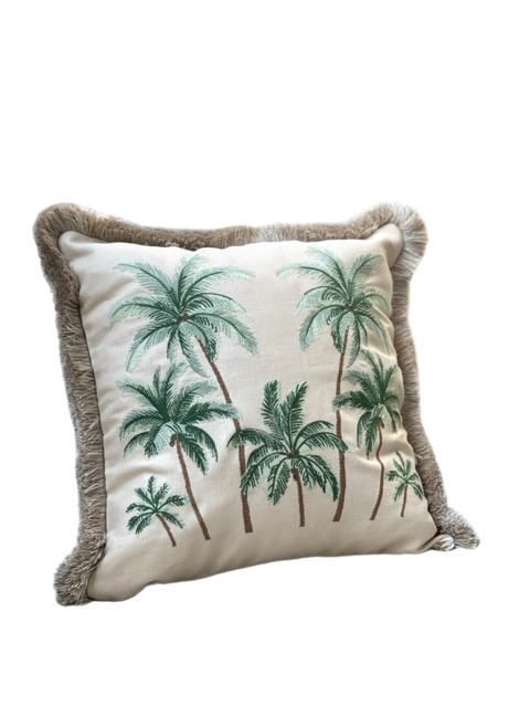 Caribbean Palms Kırlent Kılıfı