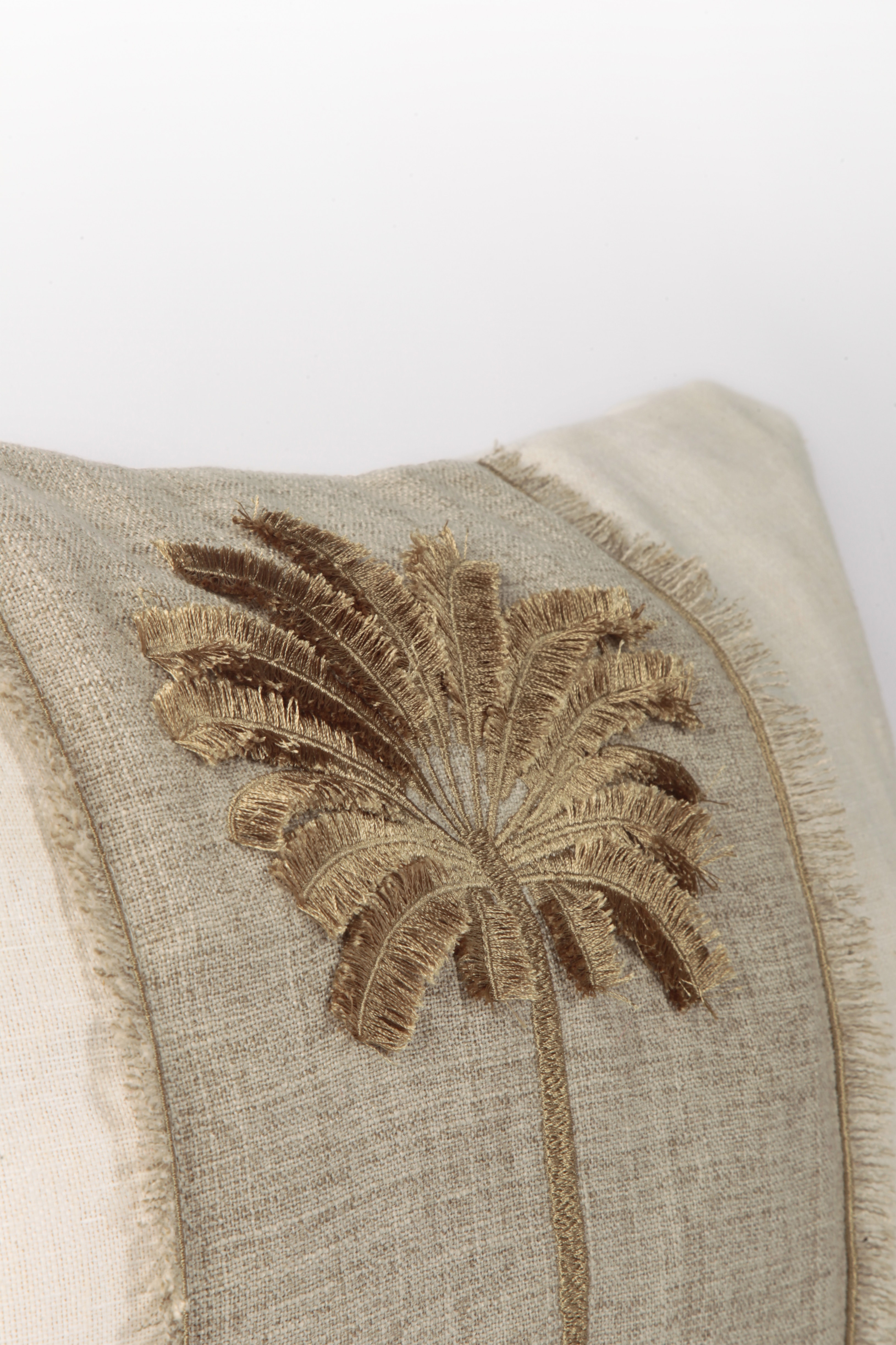 Gold Palm Kırlent Kılıfı 50*50 cm