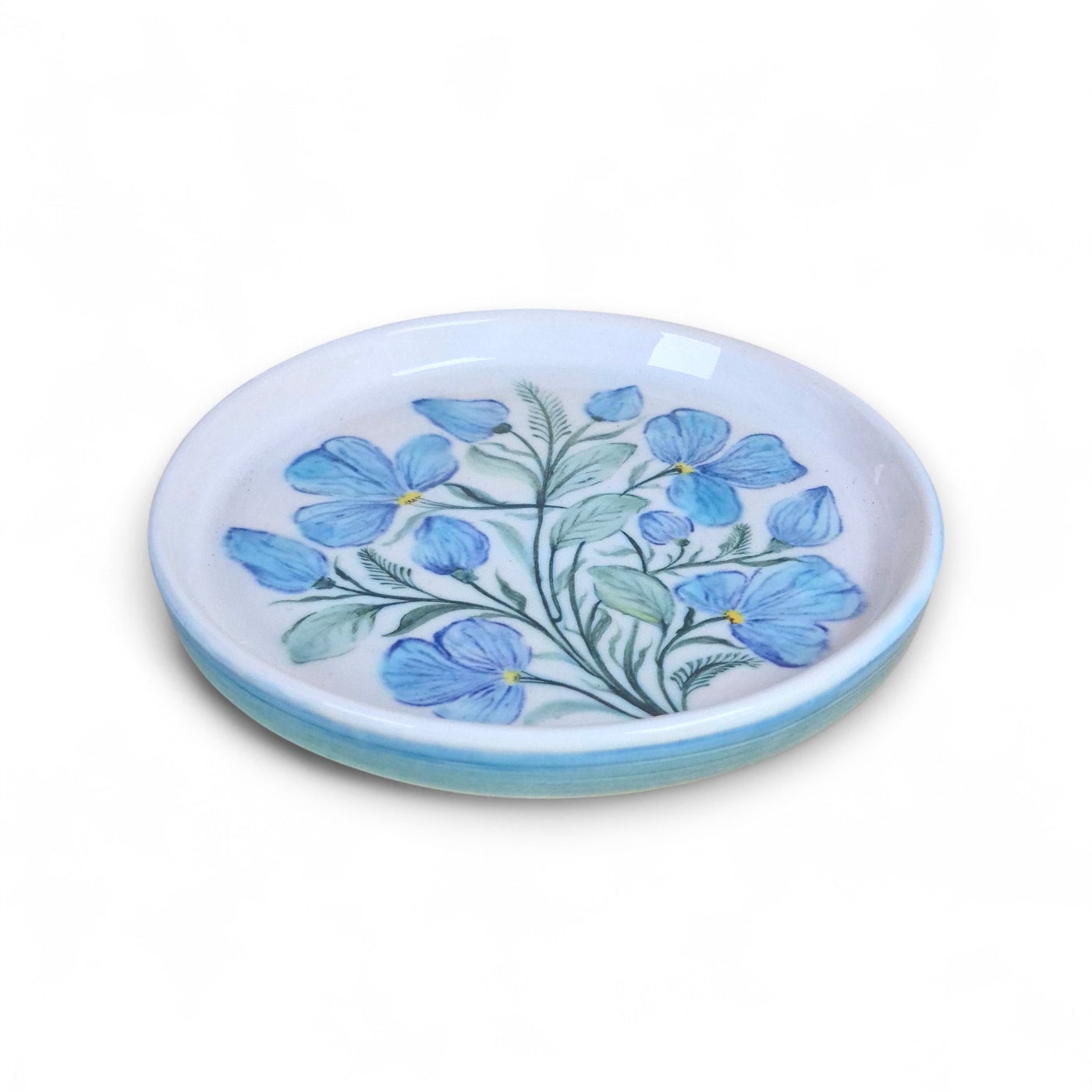 Çini El Boyaması Floral Mini Tabak