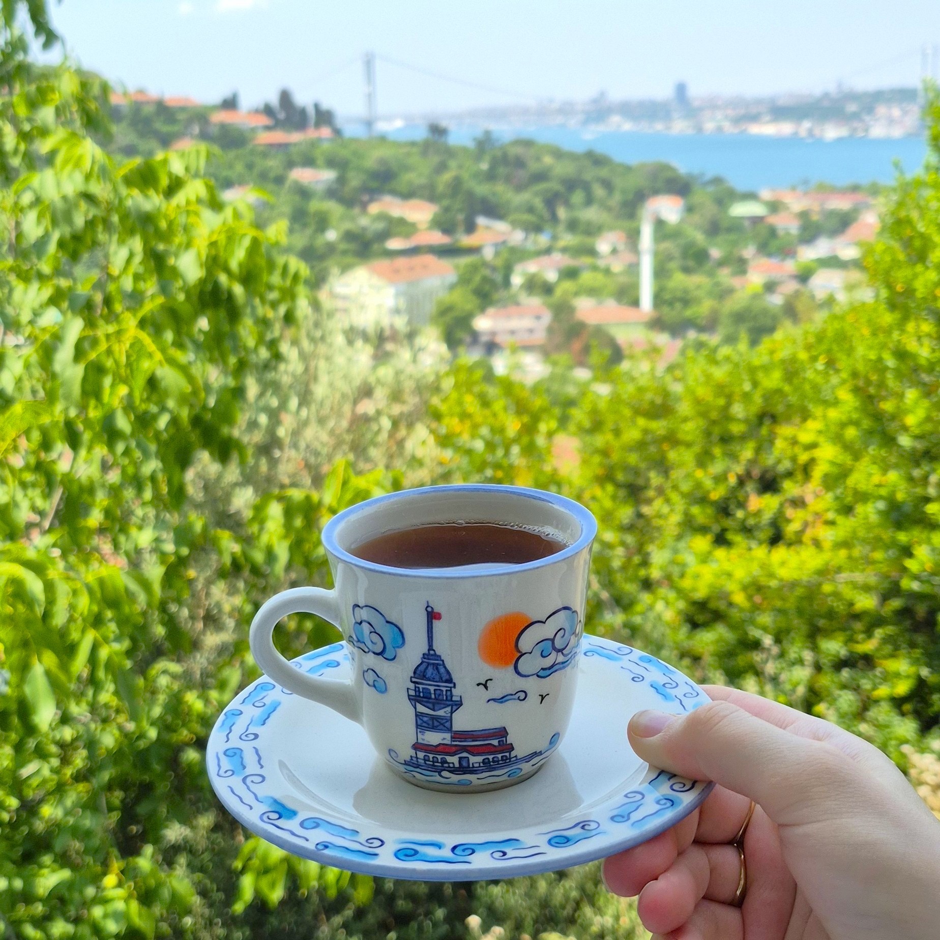 Kız Kulesi Fincan Takımı - Hediye Kutulu