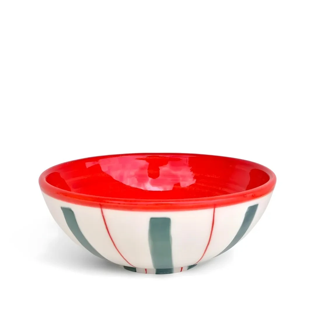 Renkli Ritim Kase - Kırmızı