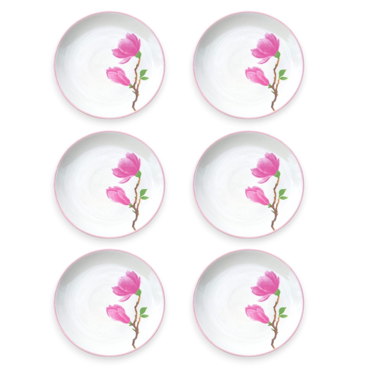Manolya Tatlı Tabağı - 6'lı Set