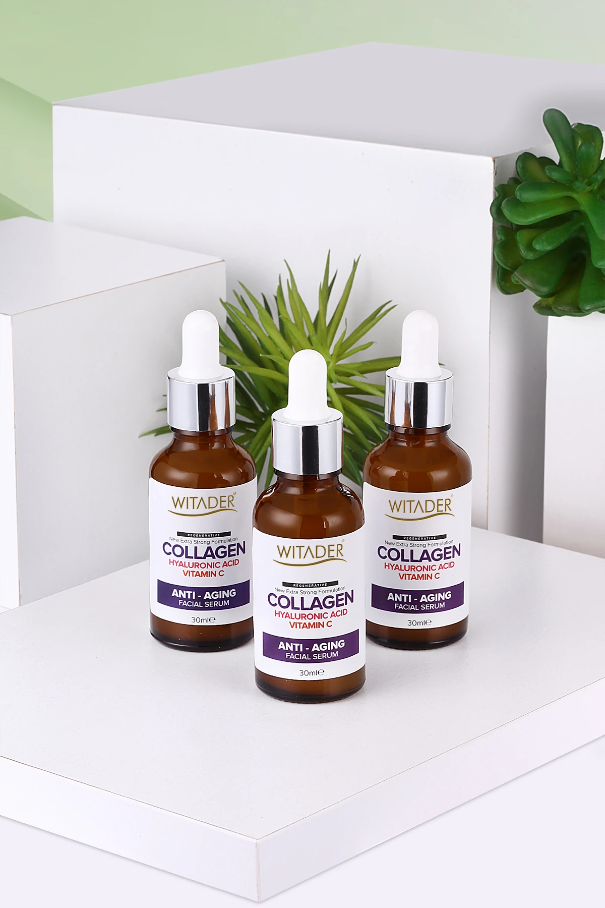 Kırışıklık Karşıtı collagen Yüz Serumu 30 ml 3lü set