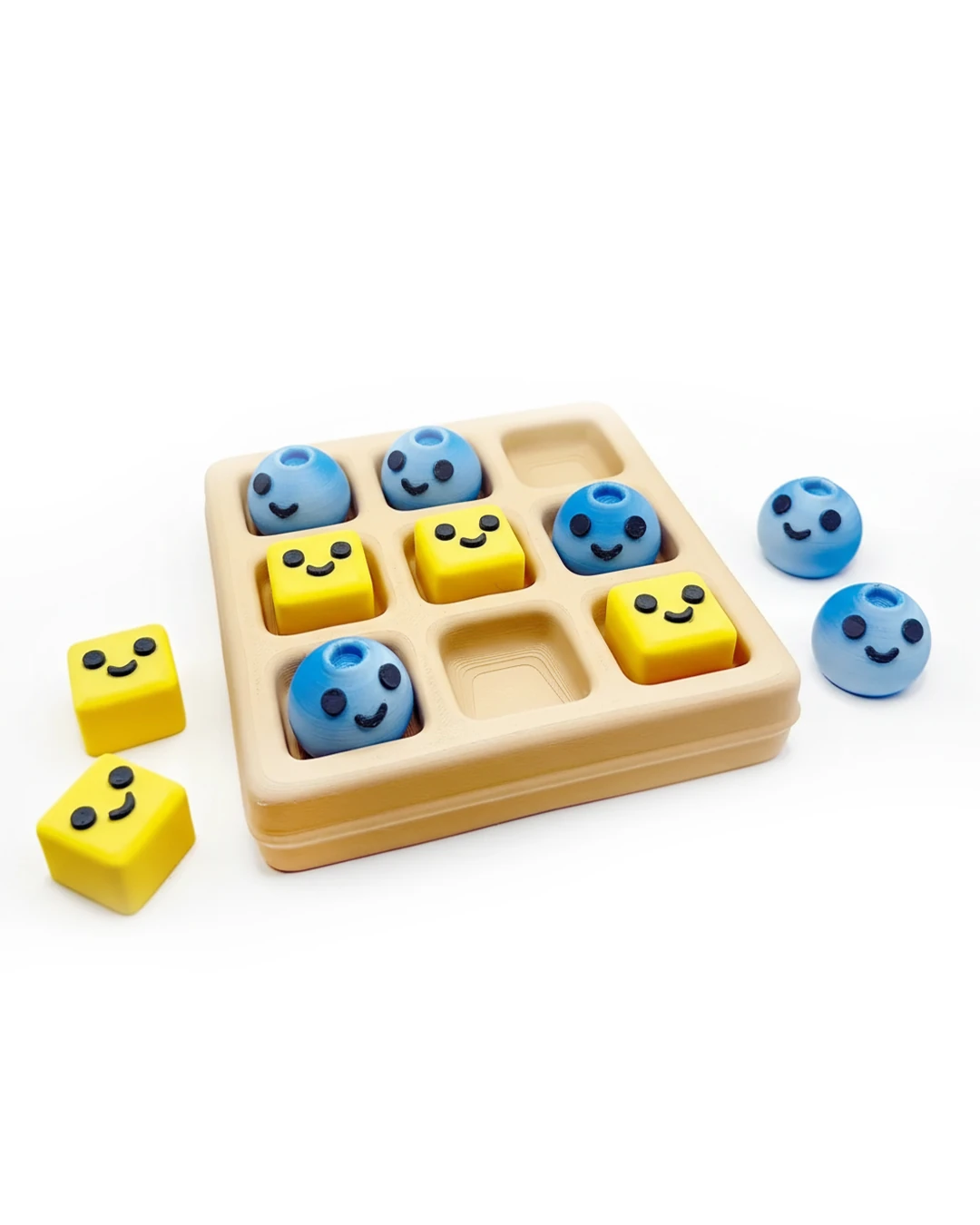 er Feigling DIE BOX 3種セット 20ml×20本 Waffle, Tereyağı ve Yaban Mersinli Tic-Tac-Toe Oyunu - Eğlenceli Ahşap