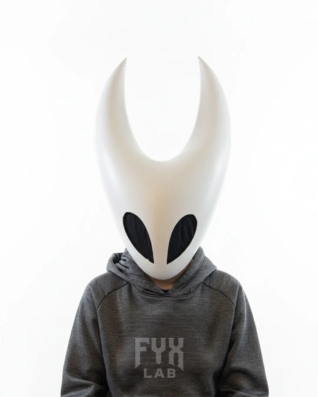 Hollow Knight Cosplay Maskesi Beyaz ABS Plastik Tam Yüz Yetişkin/Çocuk Boy Cosplay Aksesuarı