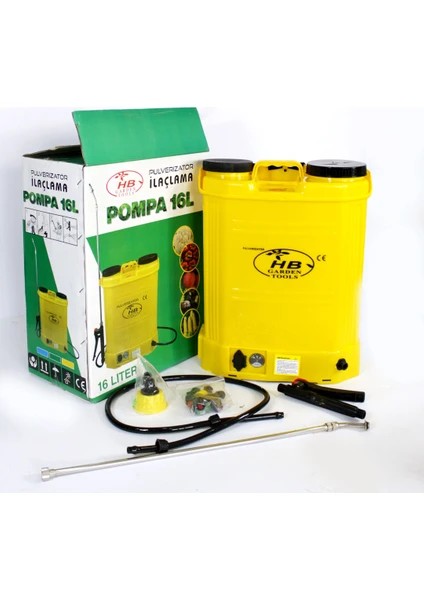 Hb Garden Tools Hb Akülü Şarjlı Sırt Pompası 16 Litre image