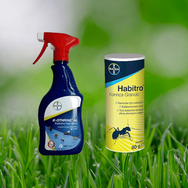 Bayer K-othrine Al 500 + Habitro Karınca Granülü Ilacı 80 Gr.  image