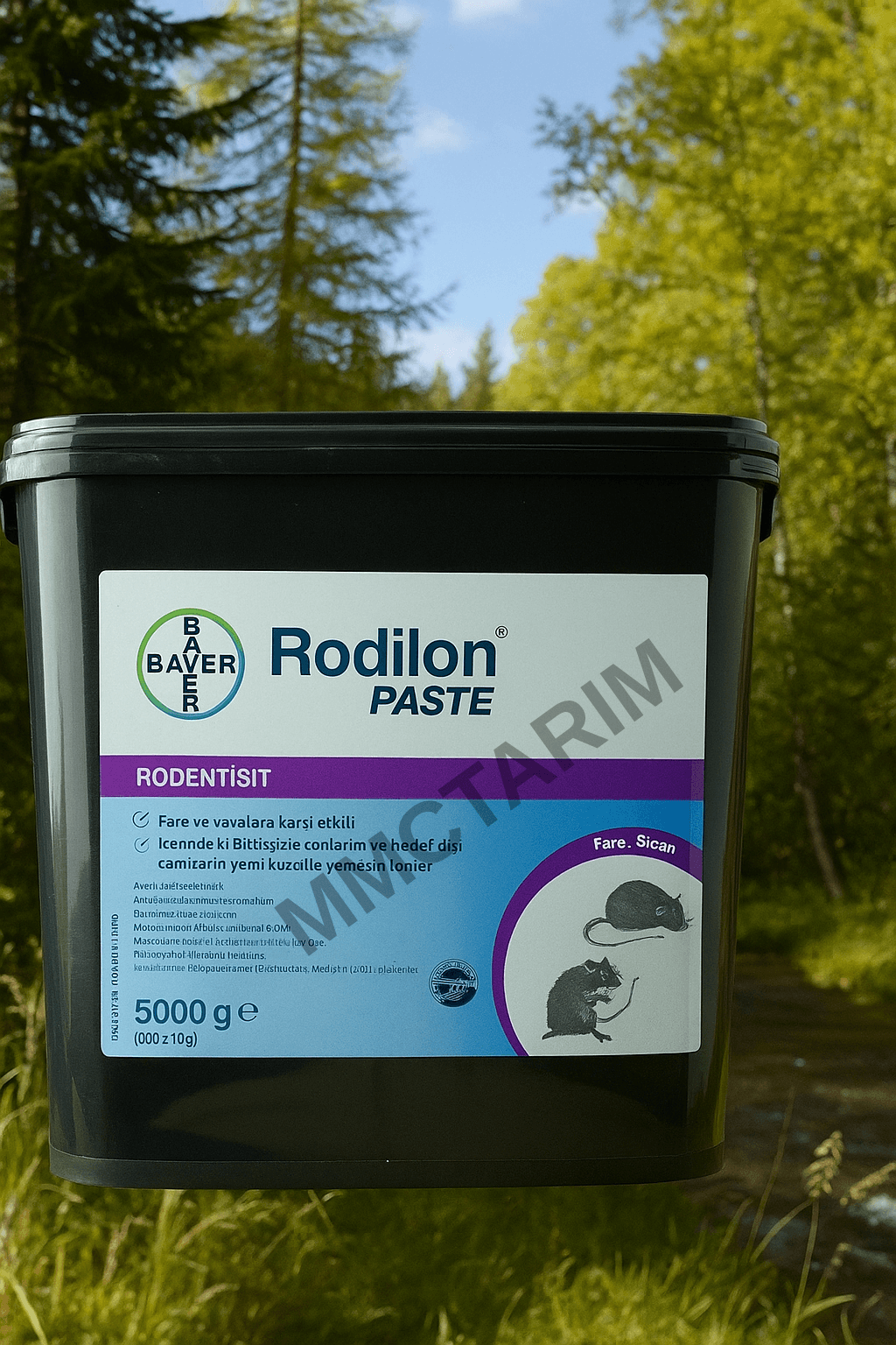 Bayer Envu Rodilon Paste 5 Kg Fare Zehiri (S.K.T. 10/2026) image