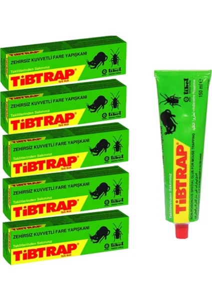 Tibtrap Zehirsiz Fare Yapışkanı 150 ml 5'li image