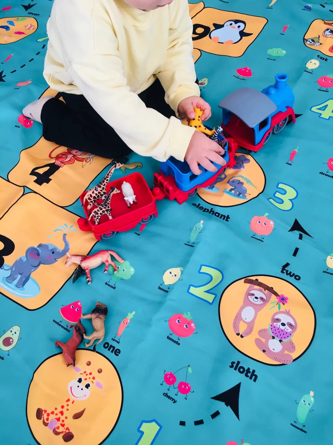 Hopscotch Patterned Game Mat, Play Mat, Activity Mat, Waterproof Mat