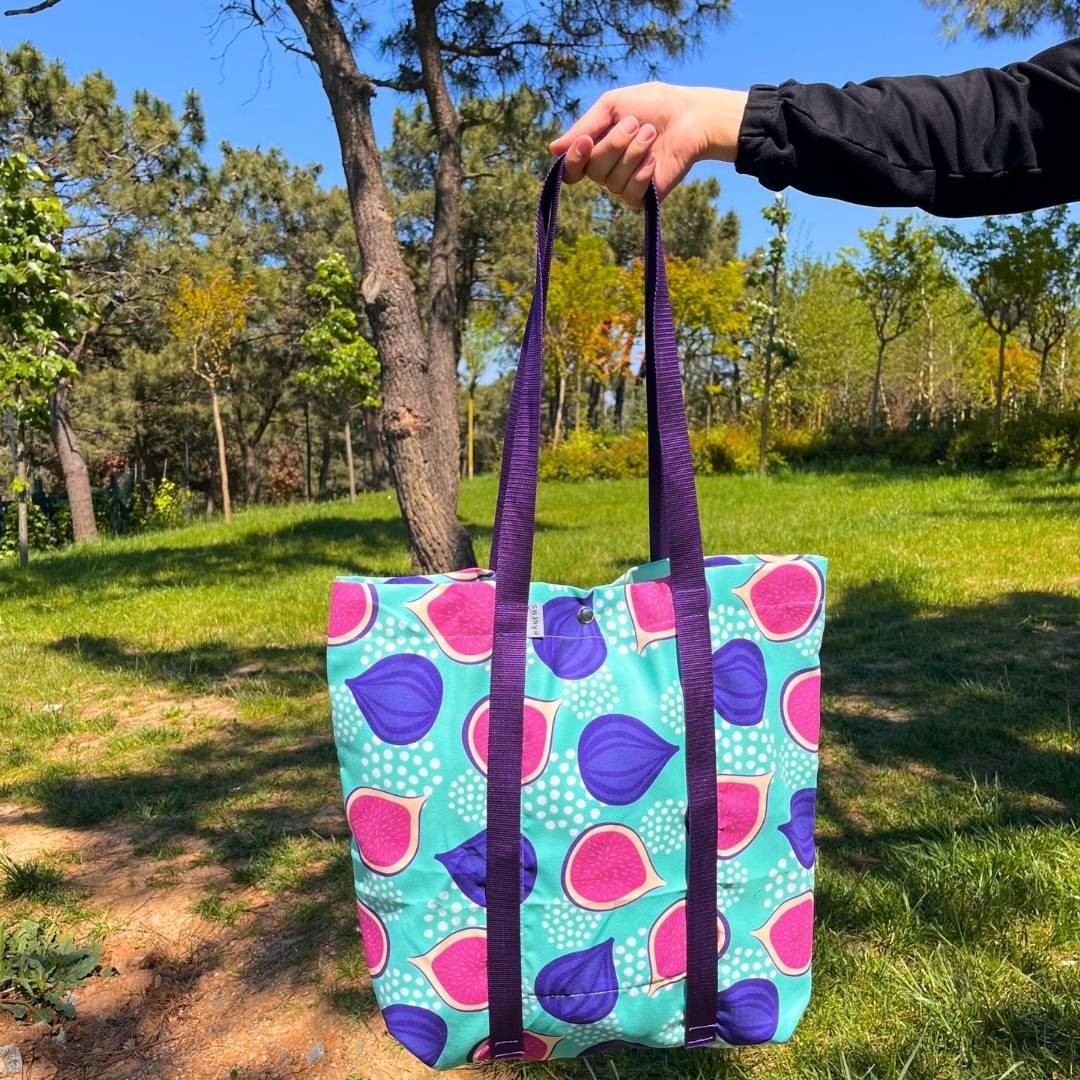 Fig Patterned Picnic Bag