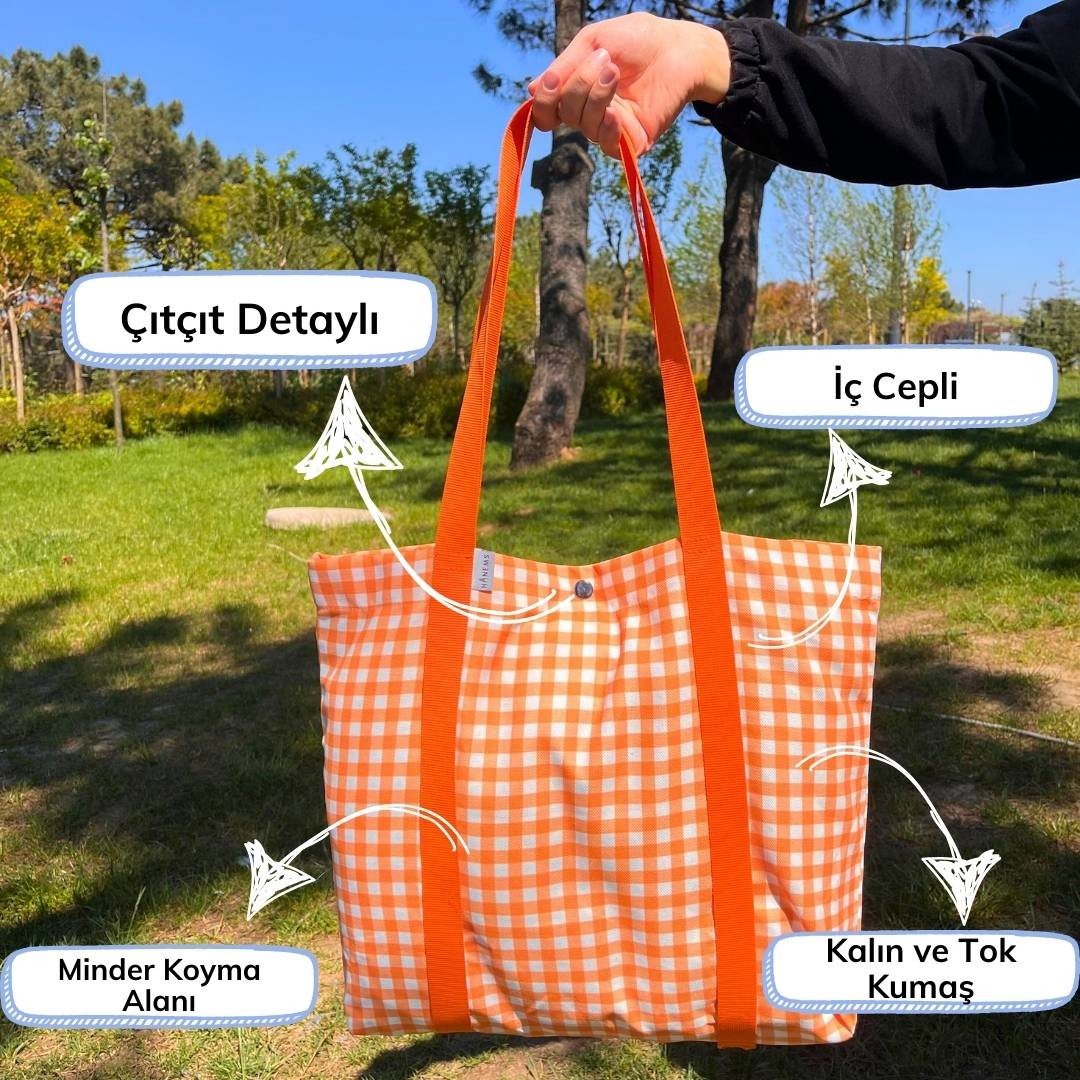 Orange Picnic Bag