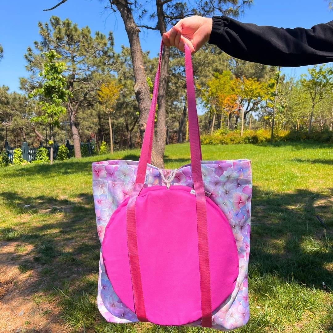 Pink Floral Pattern Picnic Set