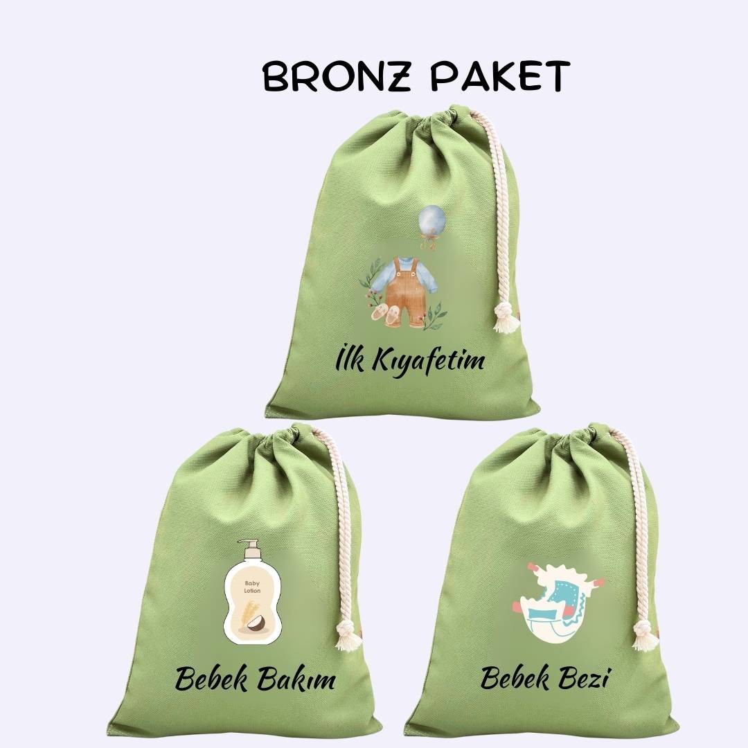 Bronz Paket Doğum Çantası Düzenleyicisi