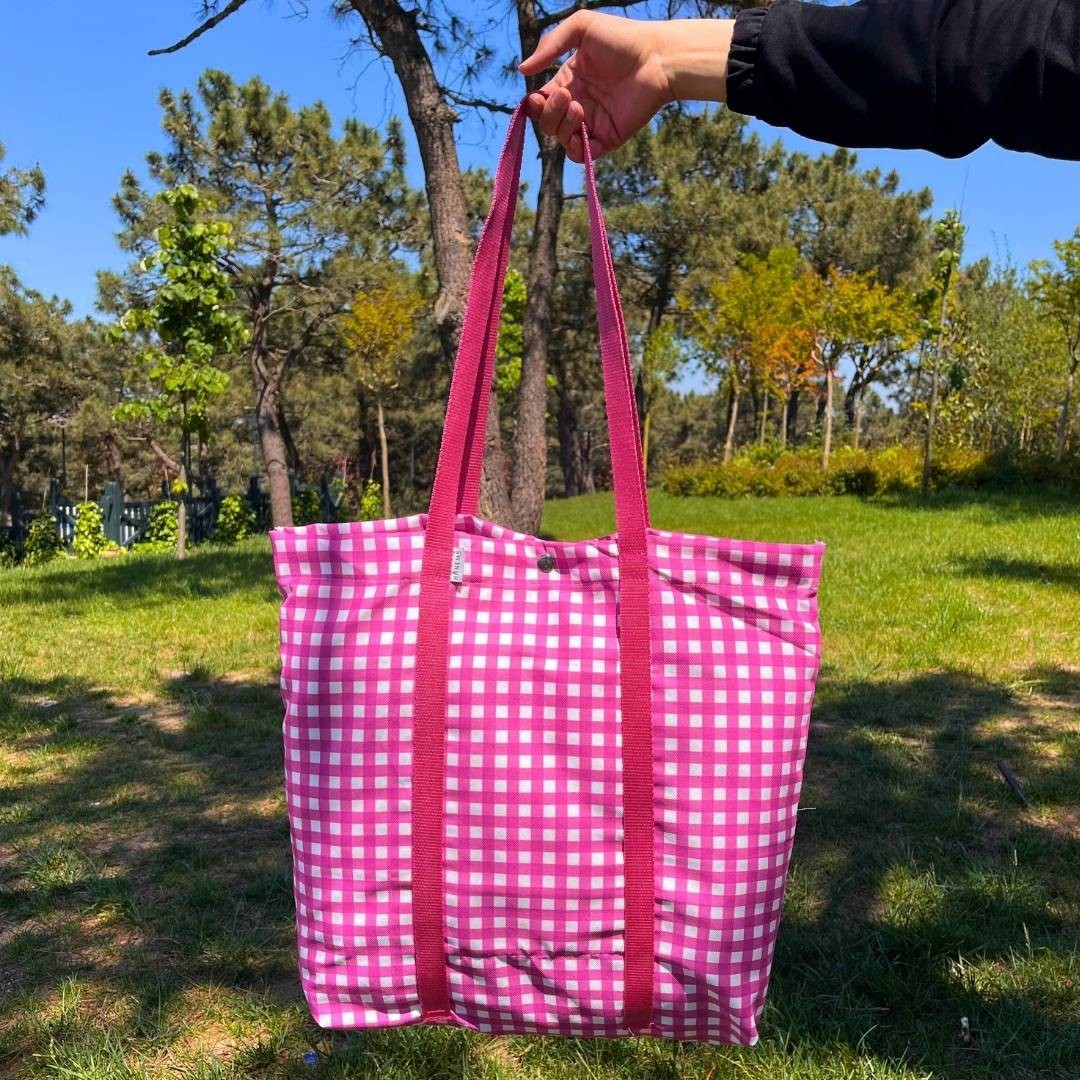 Fuchsia Color Picnic Bag