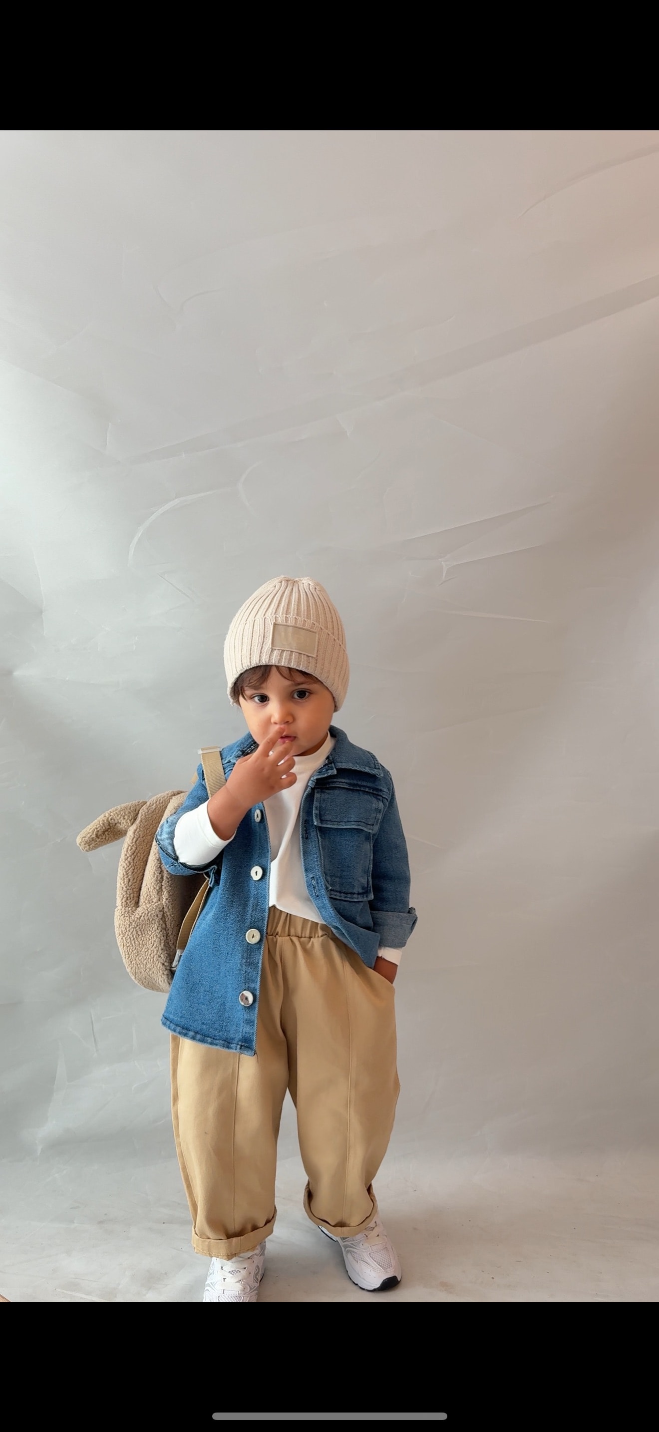 kot gömlek krem pantolon