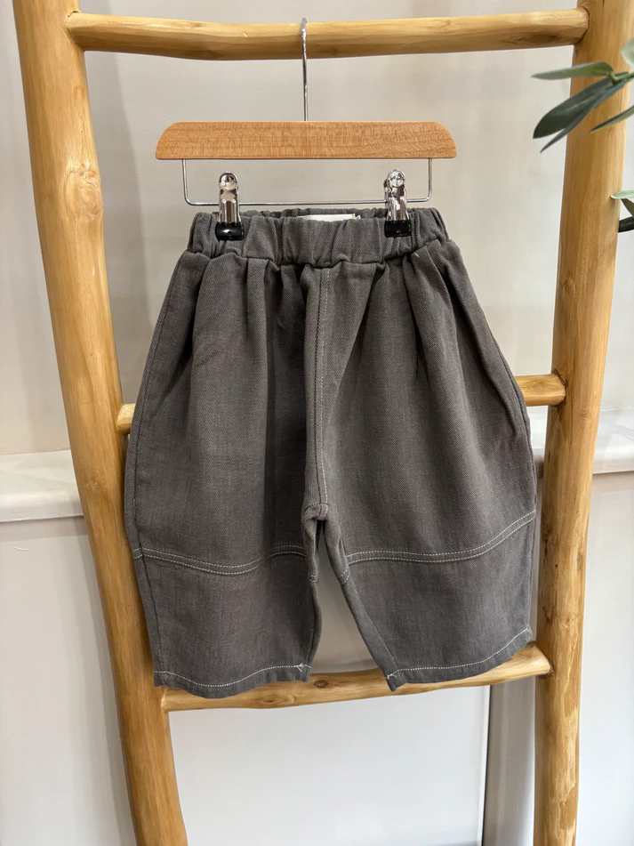 gri gabardin pantolon