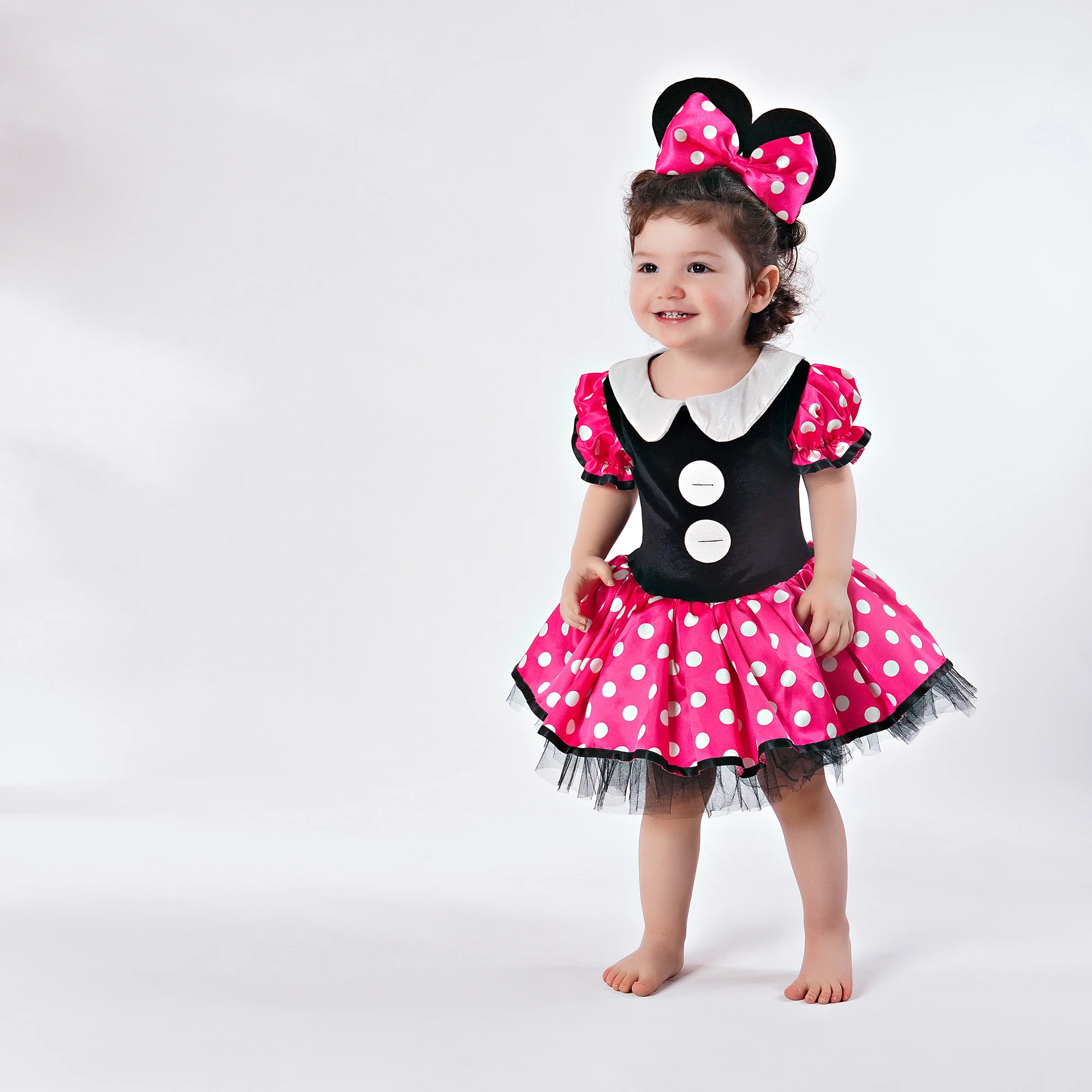 Minnie Mouse Kız Çocuk Kostümü
