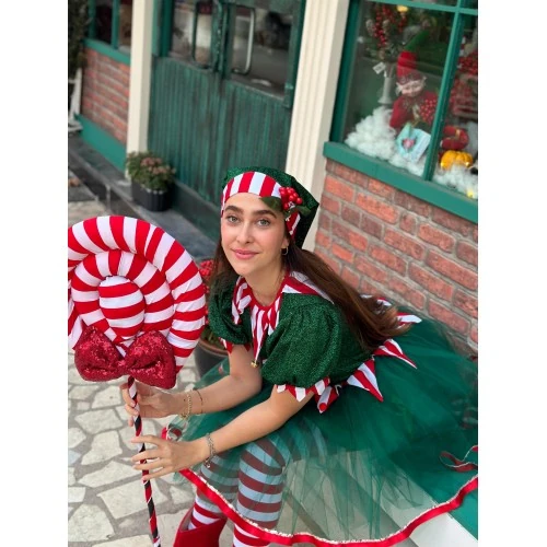 Yetişkin Elf Kız Kostümü