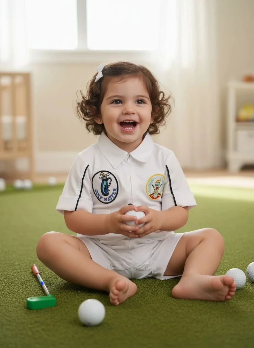 Golf Kısa Tulum Çocuk