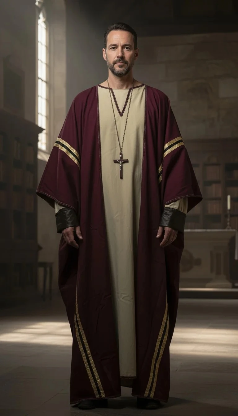 Ortaçağ Rahip Kostümü