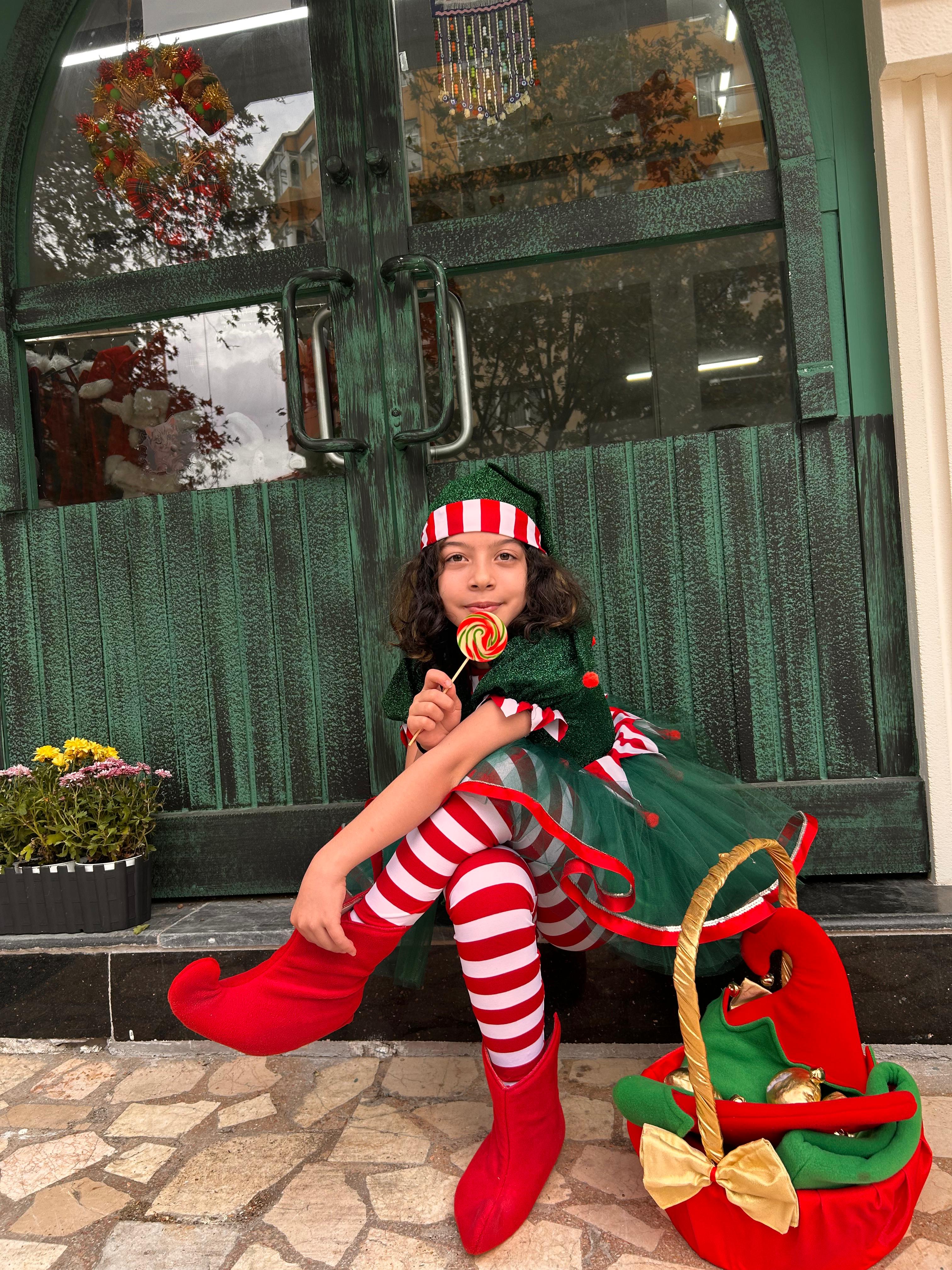 Elf Kız Çocuk Kostüm Seti