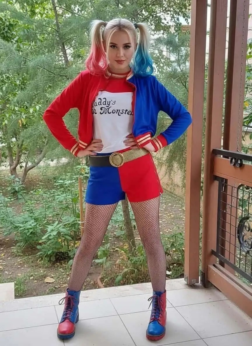 Harley Quınn Kostümü Yetişkin