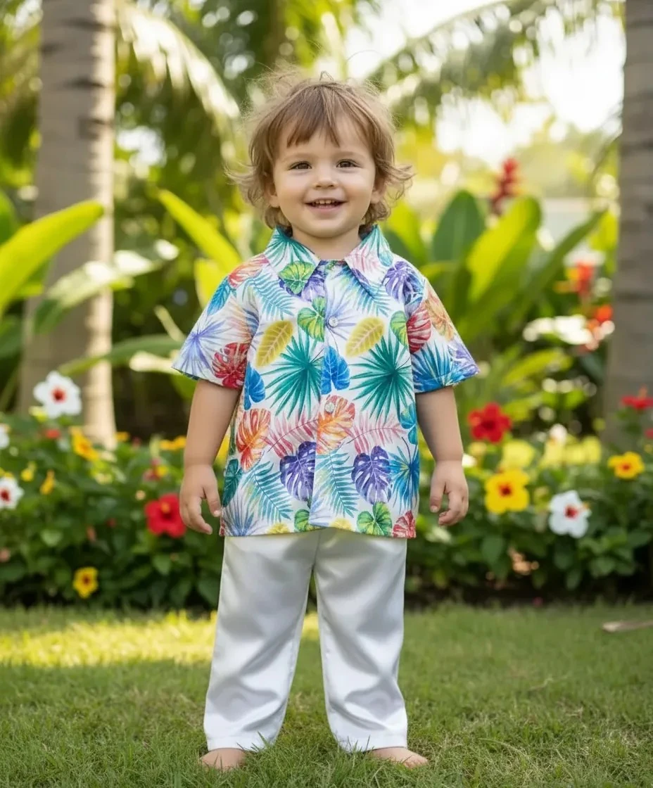 Hawai Erkek Çocuk Kostümü