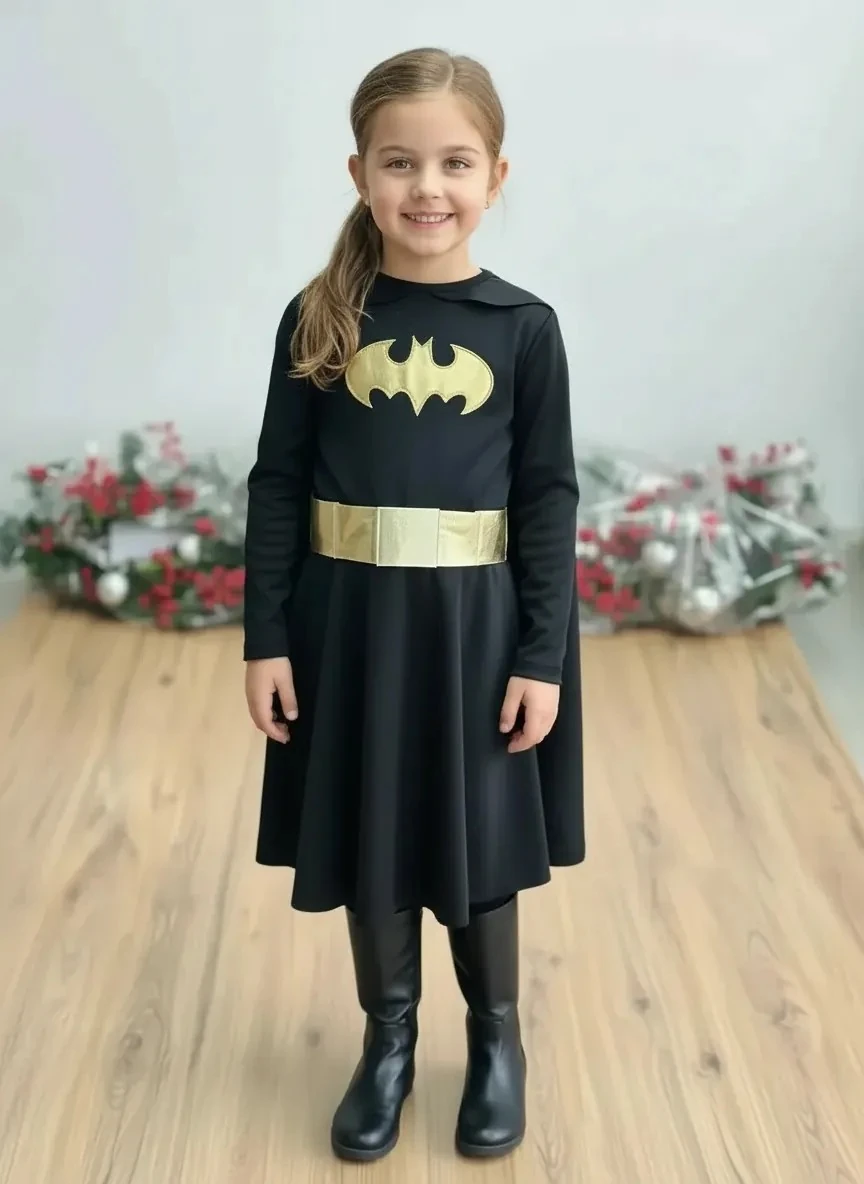 Yarasa Kız Çocuk Kostümü