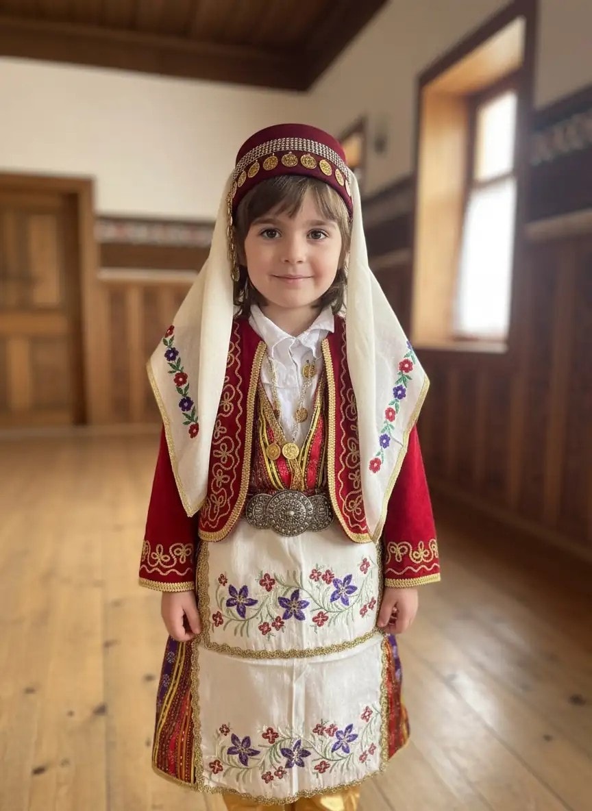 Zeybek Kız Kostümü