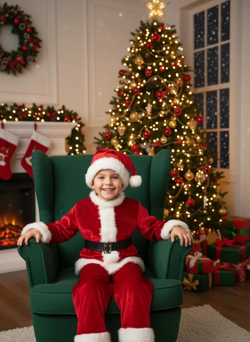 Noel Çocuk Kostümü
