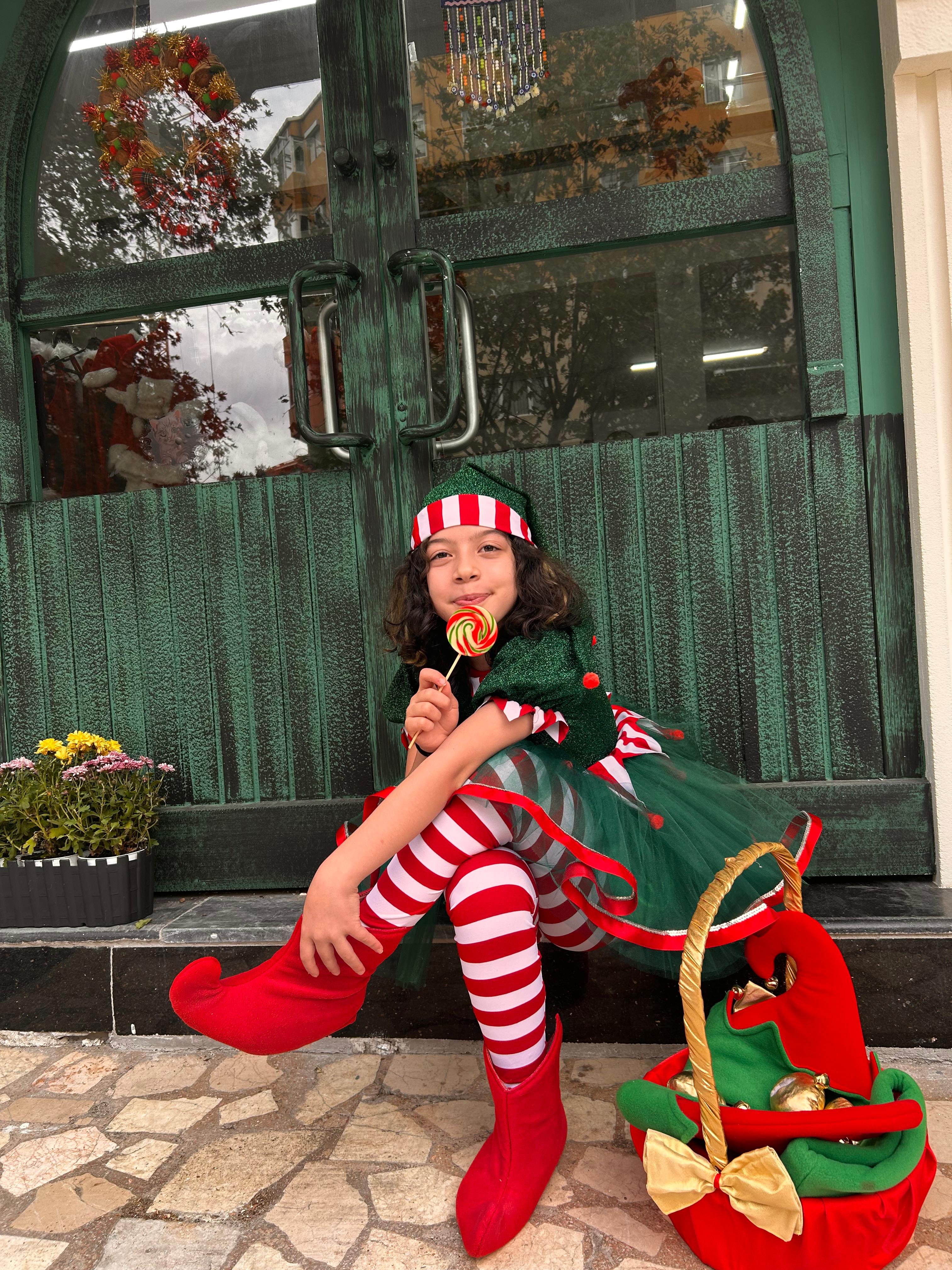 Elf Kız Çocuk Kostüm Seti