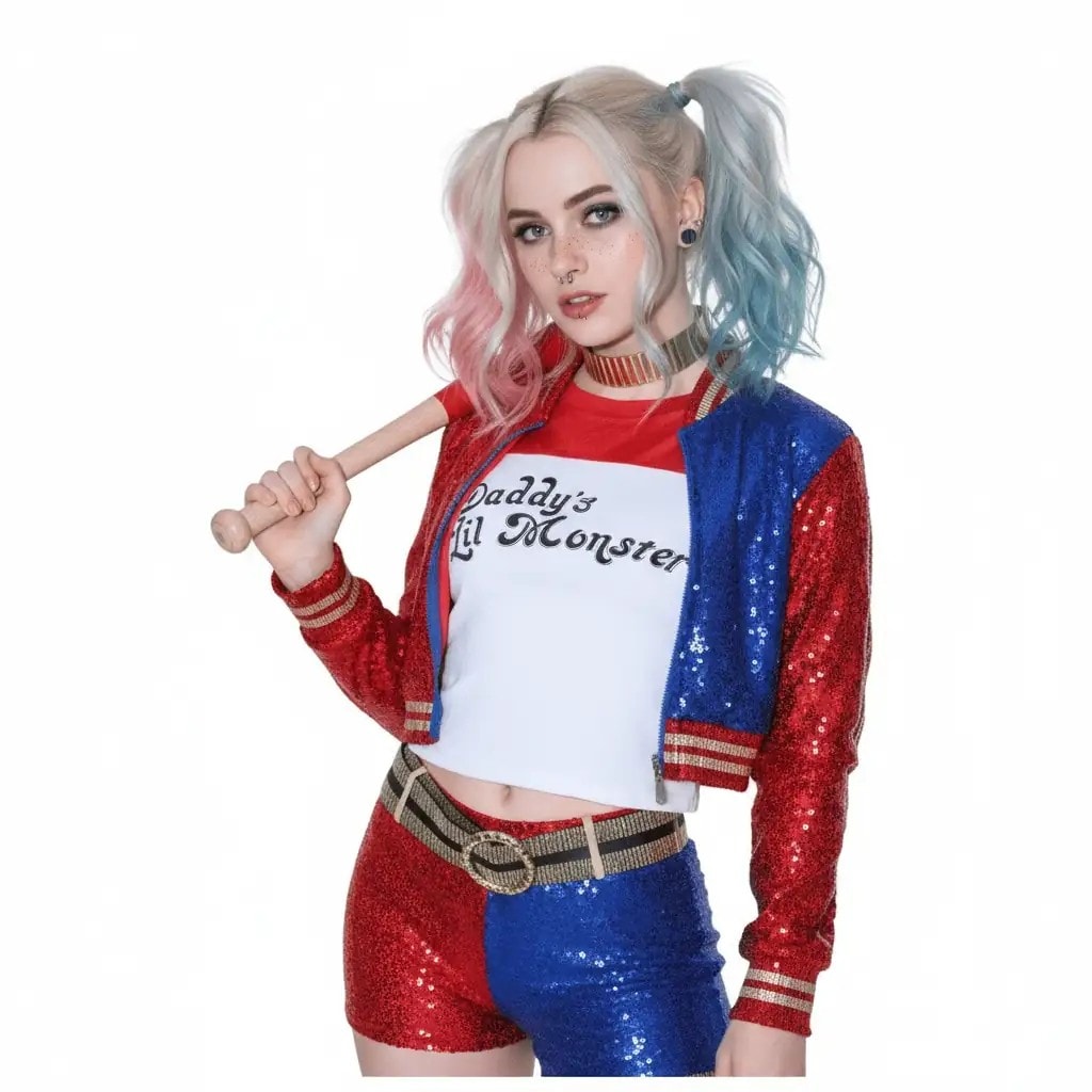 Harley Quinn Yetişkin Kostümü