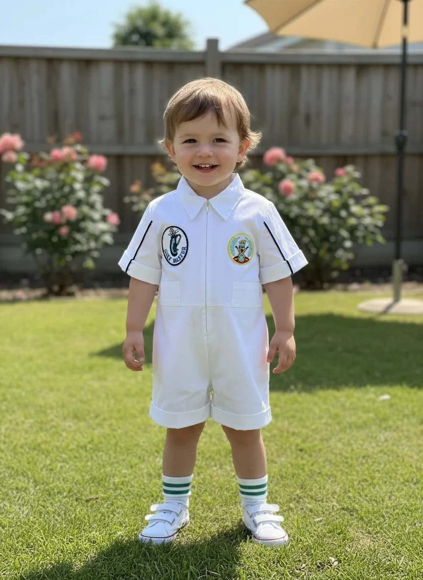 Golf Kısa Tulum Çocuk