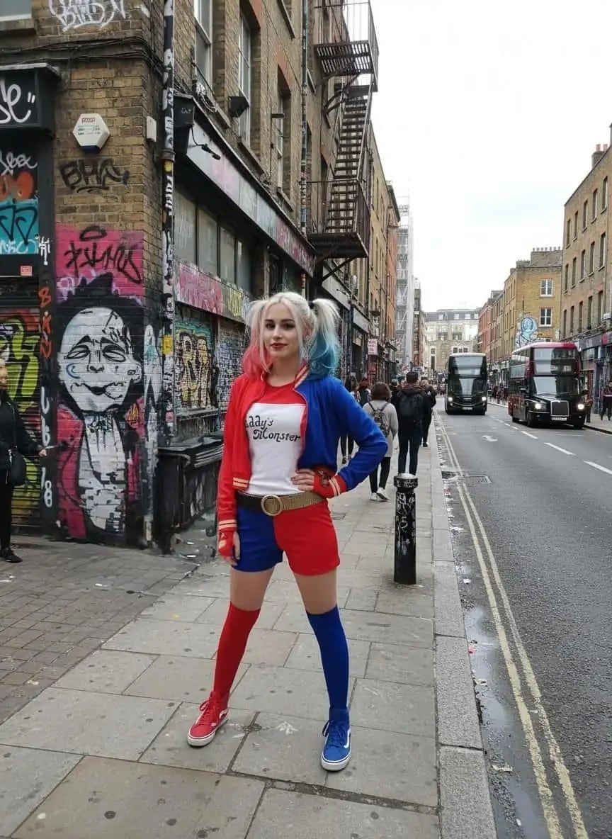 Harley Quınn Kostümü Yetişkin