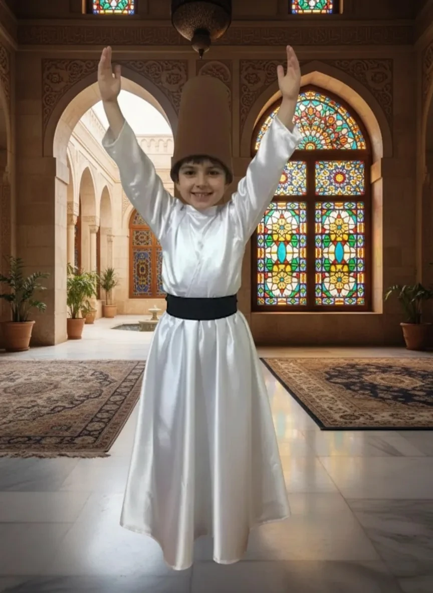 Semazen Kostümü  Saten