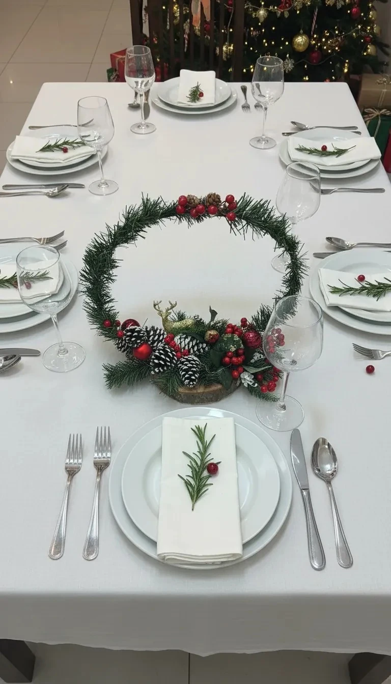 Yılbaşı Masa Dekoru