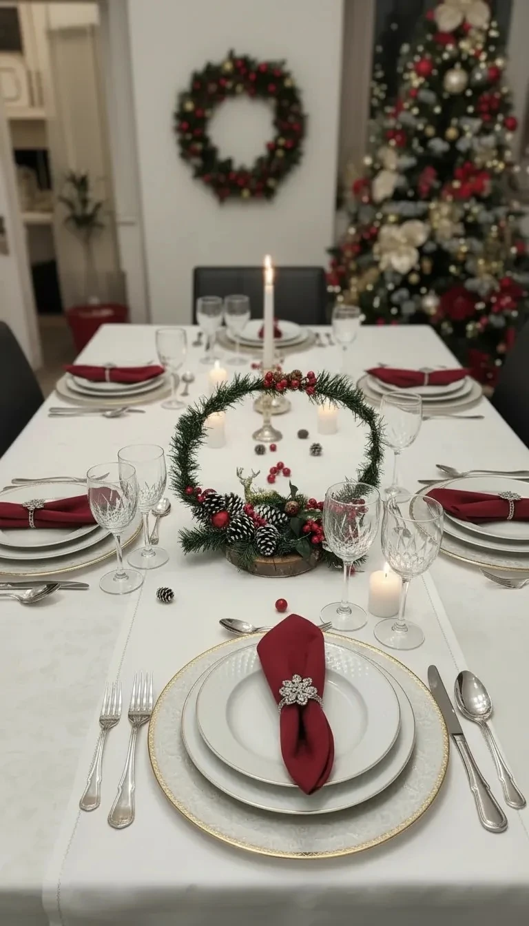 Yılbaşı Masa Dekoru