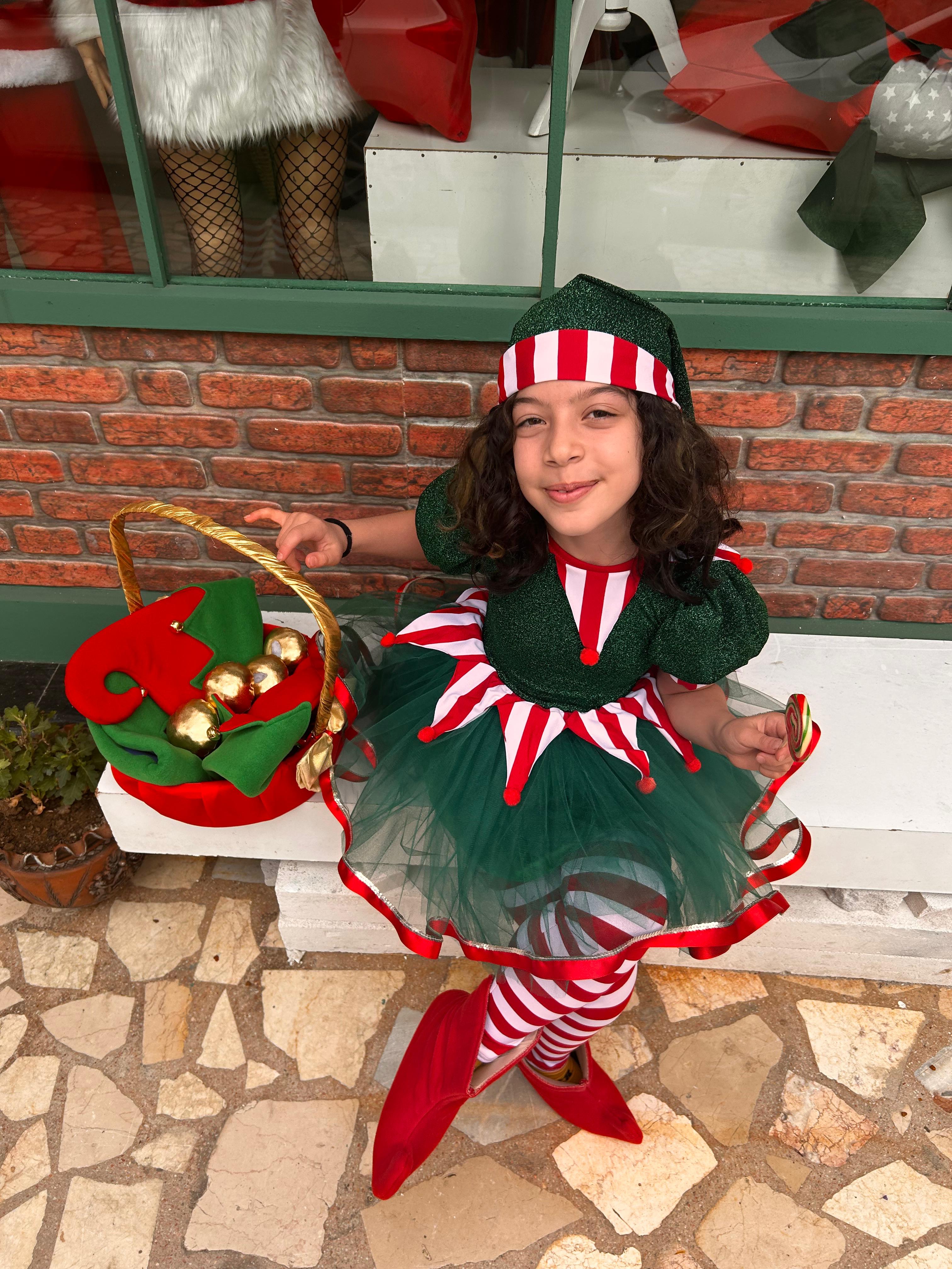 Elf Kız Çocuk Kostüm Seti