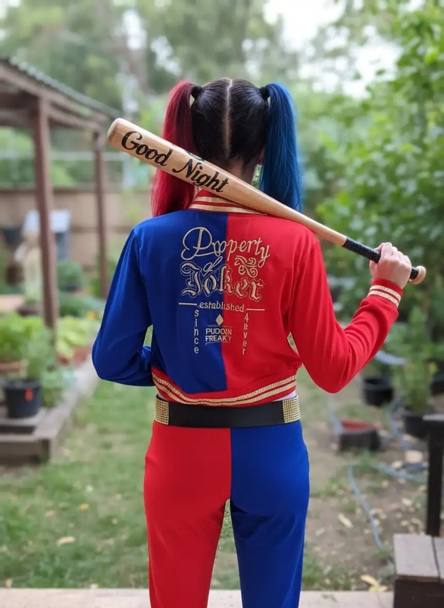 Harley Quınn Kostümü Yetişkin