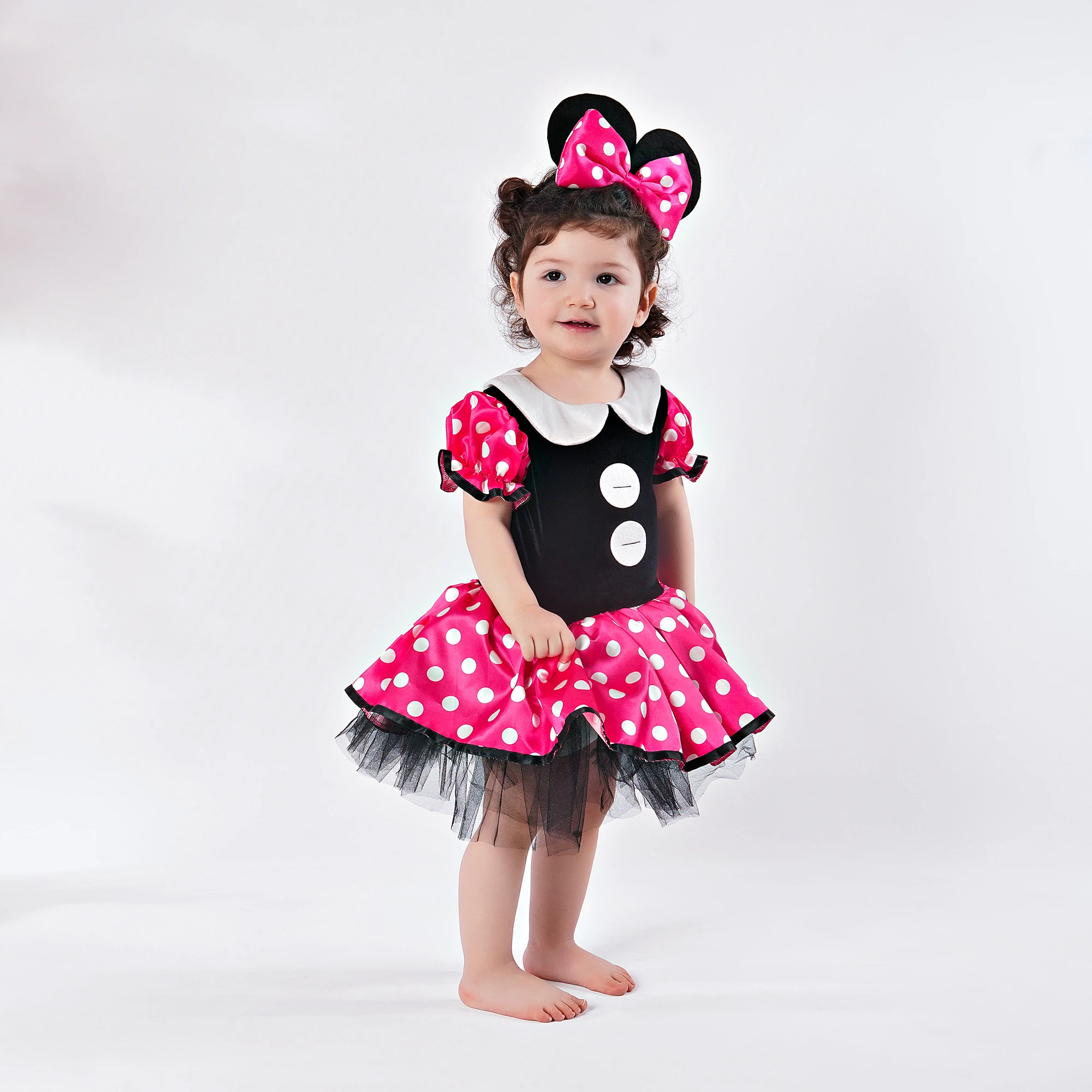 Minnie Mouse Kız Çocuk Kostümü