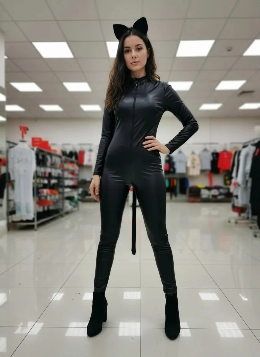 Kedi Kadın Kostümü