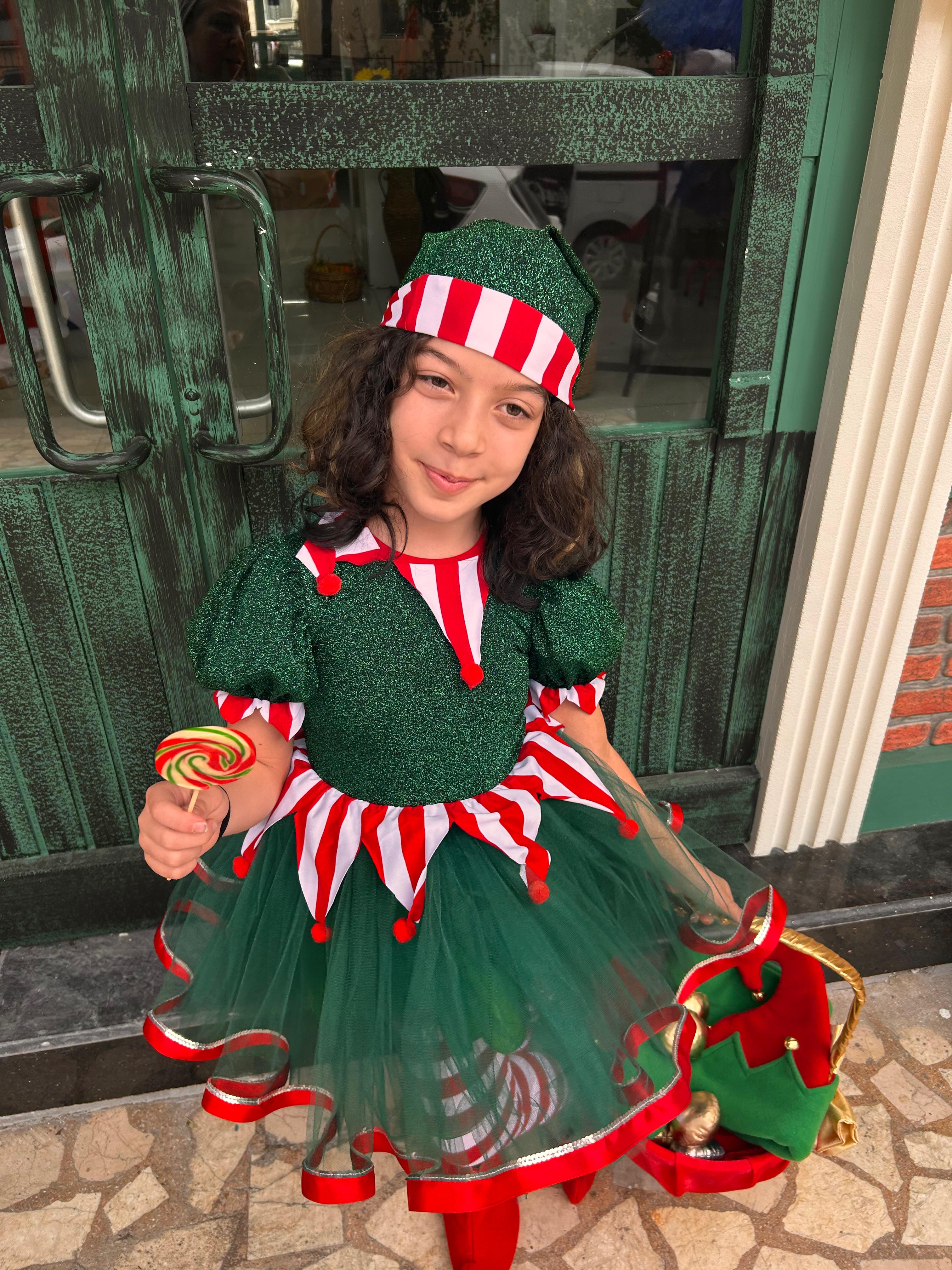 Elf Kız Çocuk Kostüm Seti