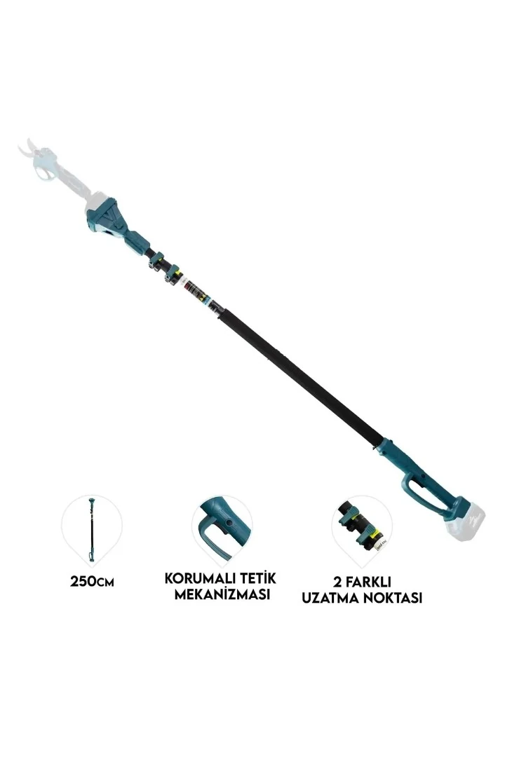 Assur ADN0700 2.5 Metre Teleskopik Uzatma Kol Dal Budama Testere Uyumlu
