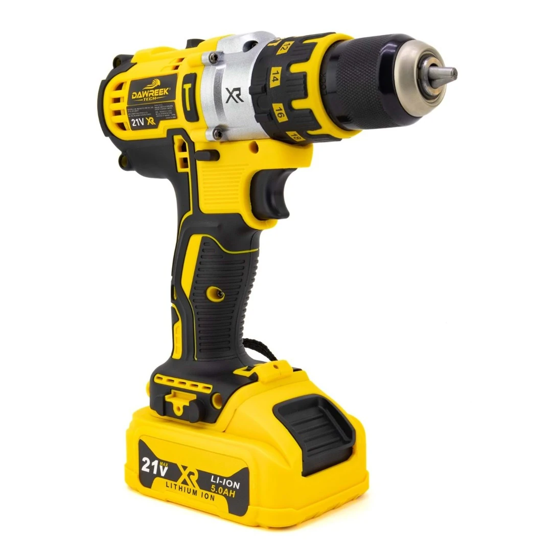 Dawreek ADN0106 Çift Akülü 21V 5Ah Profesyonel Darbeli Şarjlı Matkap Vidalama Seti